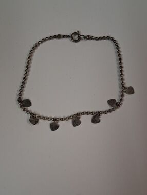 Silver Heart Charm Bracelet - Women Jewelry